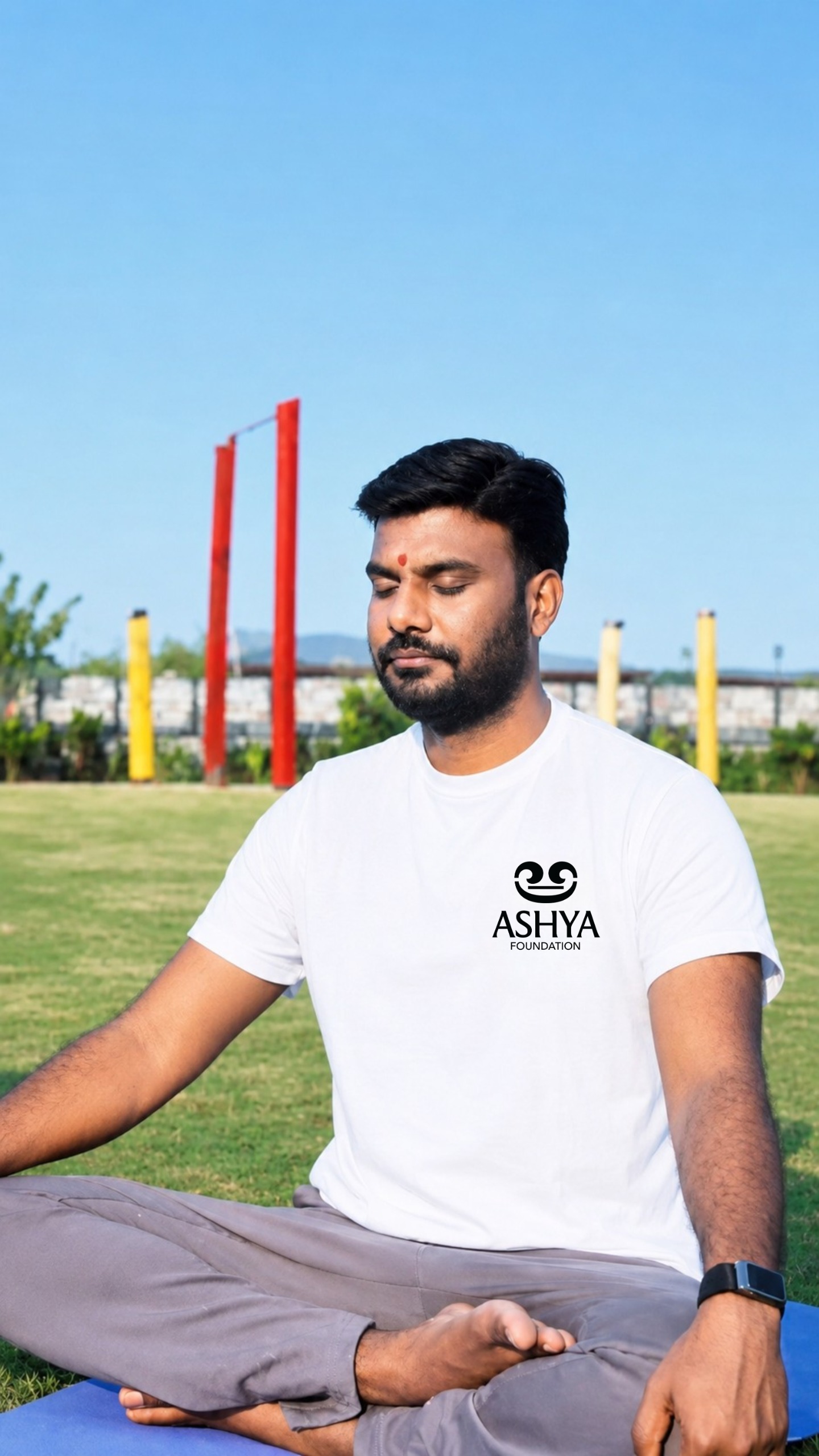 Shashider Reddy Munugala, founder of Ashya Yoga